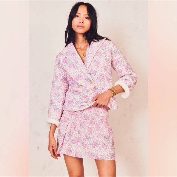 NWT LoveShackFancy Jolyn Reversible Floral Jacket - Picture 10 of 14